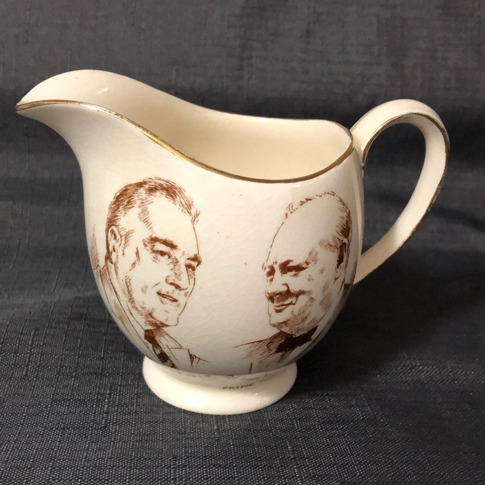🇬🇧🇺🇸Churchill and Roosevelt Commemorative Jug 1935-45 from Royal Wilton🇬🇧.